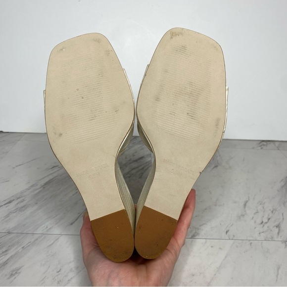 Steve Madden Veles Bone Croc Faux Leather Wedge Heel 9 1/2 - Picture 11 of 12